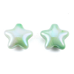 УФ-покрытие радужными переливающимися акриловыми бусинами&nbsp;PACR-T016-02B