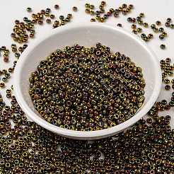 Миюки круглые бусины рокайль&nbsp;X-SEED-G008-RR0615