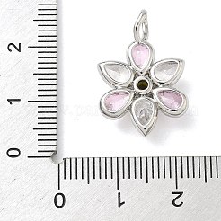 Латунные микро проложить кубического циркония подвески&nbsp;KK-P342-09P