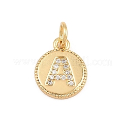 Ciondoli in ottone zirconi chiari micro pavé&nbsp;CU-CBA56CE-12G