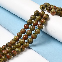 Naturales teñidos abalorios de jade blanco hebras&nbsp;G-M402-C04-06