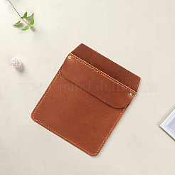 Pochette de poche en cuir de vache pour stylos et outils&nbsp;DIY-WH20007-781A