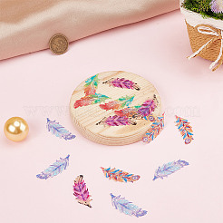 Набор для самостоятельного изготовления сережек-перьев из нержавеющей стали 430 DIY-DR0001-43