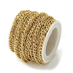 Catene Figaro in acciaio inossidabile 304 placcate ioni 10m (ip)&nbsp;CHS-G035-02A-G
