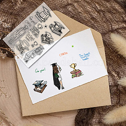 Изготовленные на заказ пластиковые прозрачные штампы из ПВХ DIY-WH0439-0248