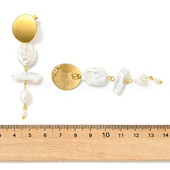 Ohrstecker aus natürlichen&nbsp;EJEW-JE07152