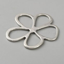 Тибетском стиле сплава цветочные кулоны&nbsp;PALLOY-WH0048-60AS-08