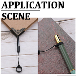 50 шт. 5 стильных силиконовых кольца с 5-мя резиновыми шнурками-ремешками&nbsp;DIY-GF0008-03