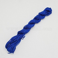 10M Hilo de joyería de nylon, cuerda de nylon para las pulseras tejidas a medida que hacen, azul, 2mm