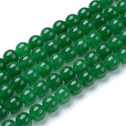 Chapelets de perles en jade de Malaisie naturelle, ronde, 12mm, Trou: 1mm, Environ 34 pcs/chapelet, 15.7 pouce