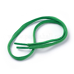 Lacet de corde de polyester, verte, 52~54 cm, 6mm