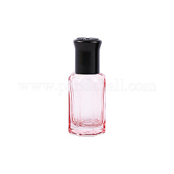 Bottiglie a sfera di vetro, bottiglia ricaricabile di olio essenziale, per la cura della persona, rosa caldo, capacità: 3 ml (0.10 fl. oz)