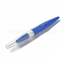Шерстяной фетр, Инструмент для перфорации иглы для валяния, с пластиковой ручкой и 3 иглой из нержавеющей стали, королевский синий, 185x92x18.5 мм