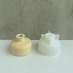 Silikonformen für Vasen selber machen, Gießformen aus Harz, für UV-Harz, Handwerkliche Herstellung von Epoxidharz, weiß, 100x72 mm, Innendurchmesser: 84 mm