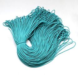 Seile aus Polyester und Spandex, Einlagig, dunkles Cyan, 16 mm, ca. 2 Yard (109.36m)/Bündel