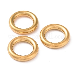 304 Edelstahl verbindet Ringe, runden Ring, golden, 15.5x3 mm, Innendurchmesser: 10 mm