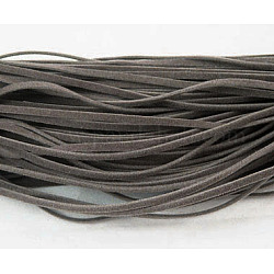 Wool Cord, Gray, 3x1mm, 1m/strand, 250strands