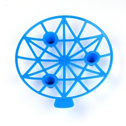 Пластиковый кронштейн, круглые, Плут синий, 213x197x25 мм