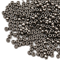 Toho perline rotonde, perline giapponesi, (602) grigio acciaio metallizzato, 11/0, 2.2mm, Foro: 0.8 mm, circa 50000pcs/libbra