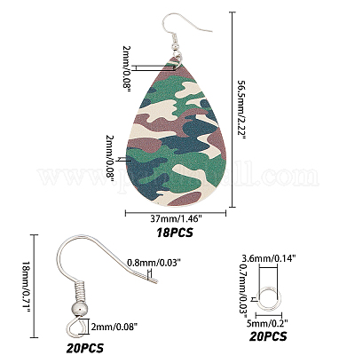 Наборы для изготовления сережек с подвесками своими руками DIY-FH0002-63-1