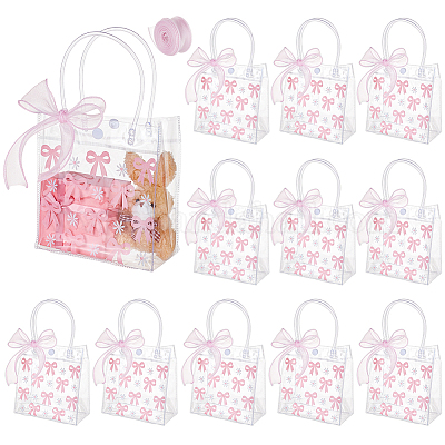 16 шт. пластиковые подарочные пакеты с бантом OCOR-BC0008-79-1