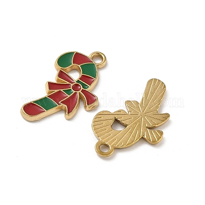 Подвески из нержавеющей стали 304 с эмалью STAS-L300-012G-27-1