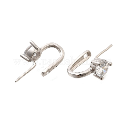 925 подвеска из стерлингового серебра с кубическим цирконием STER-R011-08P-1