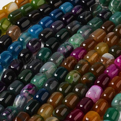 Природный агат бисер нитей G-H295-F01-1