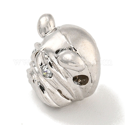 Латунные микропаве из прозрачного кубического циркония ZIRC-P119-05P-1