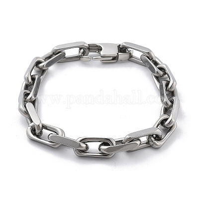 Браслеты из нержавеющей стали 304 с цепочками для мужчин BJEW-U017-01P-1