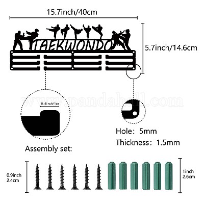 Модная железная вешалка для медалей ODIS-WH0037-107-1
