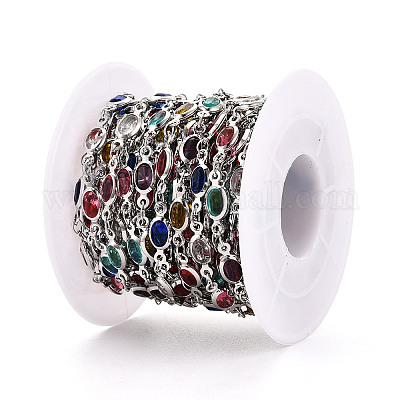 Латунные овальные звенья ручной работы CHC-N024-09P-1