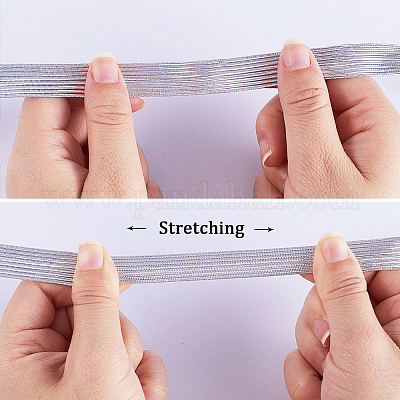 24 ярд плоского нейлонового эластичного шнура/ленты EC-GF0001-36A-01-1