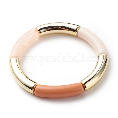 Vpanda Bracelet Jonc Épais En Acrylique Pour Femme – Géométrique Et Irrégulier, Élastique, Diamètre 6,5 Cm
