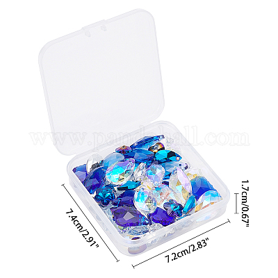 Факельные стеклянные подвески из стразы RGLA-PH0002-09-1