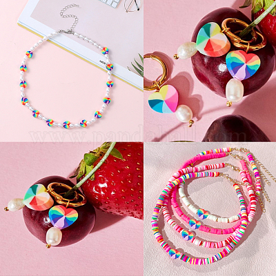 Бусины из полимерной глины  CLAY-CJ0001-12-1