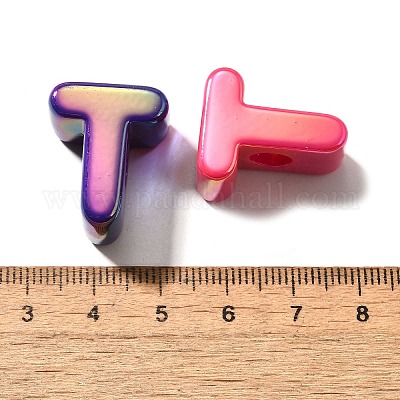 УФ-покрытие непрозрачные акриловые европейские бусины SACR-Z007-01T-1