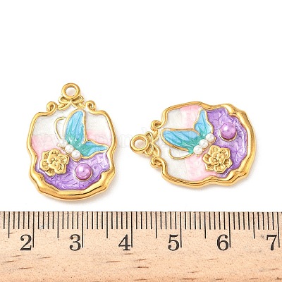 Подвески из нержавеющей стали 304 с эмалью STAS-I346-01G-01-1