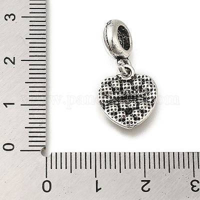 Подвеска из сплава с кристаллами и стразами в европейском стиле PALLOY-A009-17AS-1