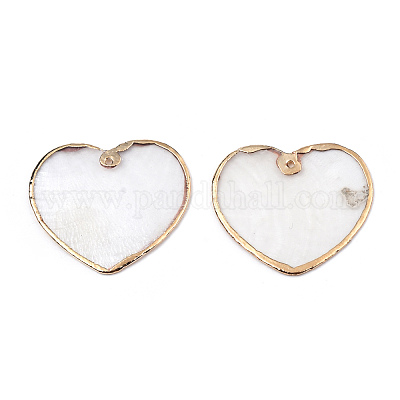 Подвески из натуральных ракушек Capiz SSHEL-N034-130A-01-1