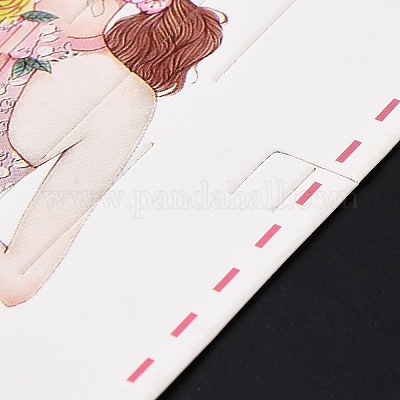 Открытки с прямоугольными заколками для волос CDIS-P007-O01-1