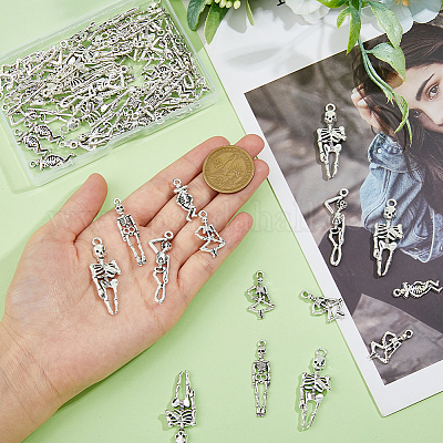 60шт 5 стиля подвески из сплава в тибетском стиле FIND-HY0002-80-1