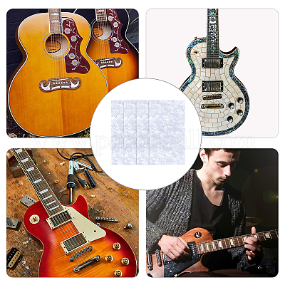 Murciélago Poner a prueba o probar Laboratorio Tienda Nbeads 4 pieza de material de incrustación de guitarra para la  Fabricación de Joyas - PandaHall Selected
