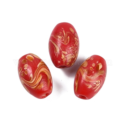 Непрозрачные бусины лэмпворк ручной работы BLOW-D006-05E-1