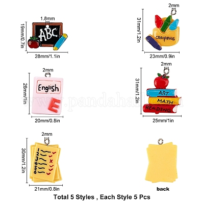 Подвески из смолы RESI-SC0001-43-1