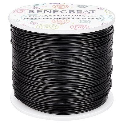 BBTO Aluminum Craft Wire, 4 Sizes (1 mm, 1.5 mm, 2 mm and 2.5 mm in  Thickness) Bendable Metal Wire for DIY Sculpture and Crafts, 4 Rolls, Each  Roll