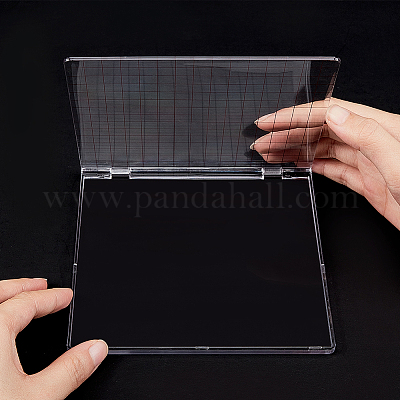 5 x 2 Acrylic Stamp Block Clear Stamping Block with Grid Lines