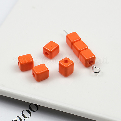 Непрозрачные акриловые бусины&nbsp;LS-OACR-H034-36B-1