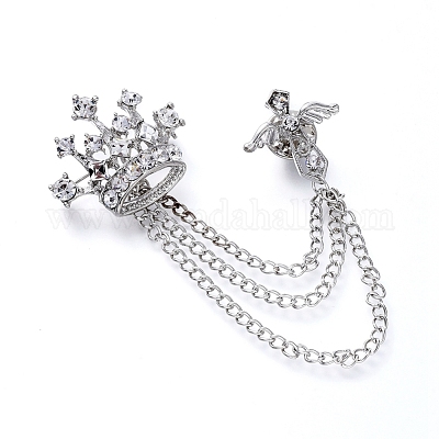 Мужская брошь из сплава на лацкане JEWB-D005-06P-1