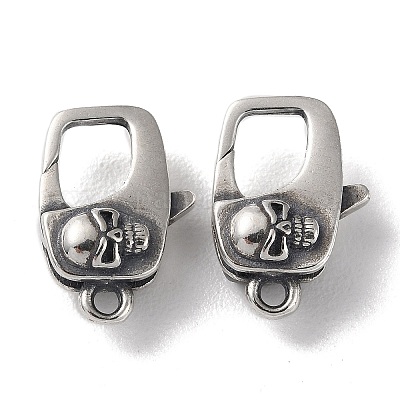 925 тайская застежка-когти из стерлингового серебра STER-D003-51AS-1